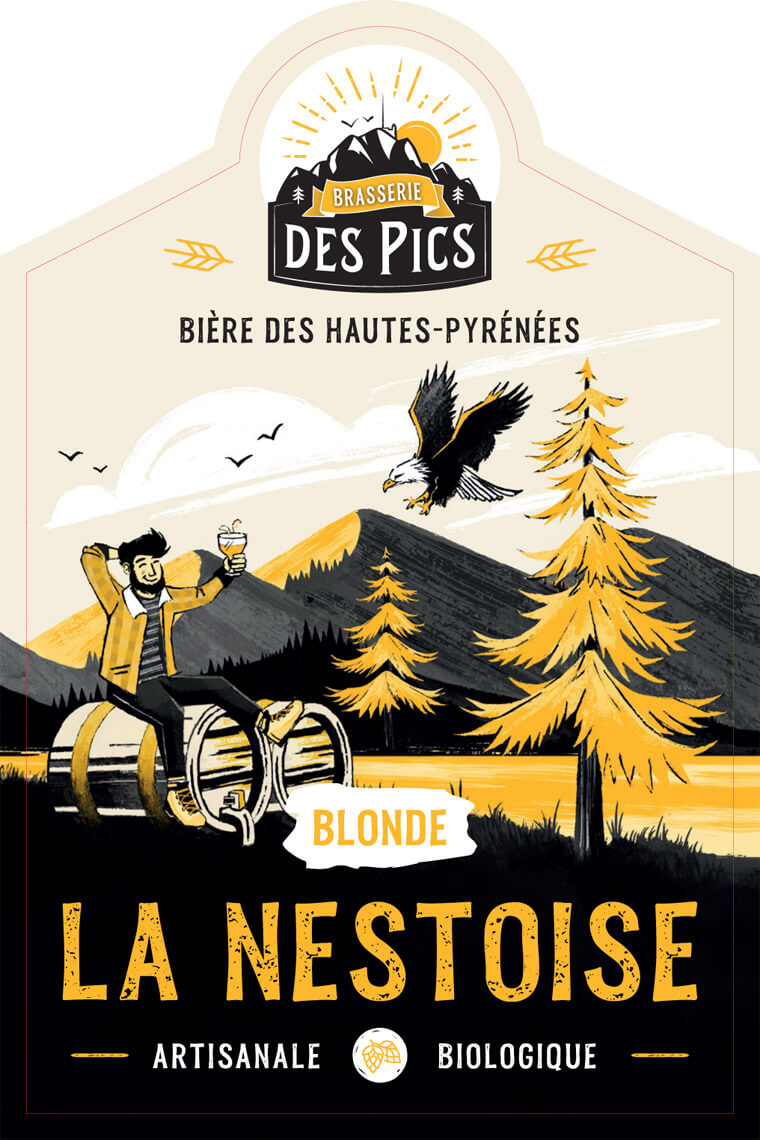 La Nestoise Blonde - Brasserie des Pics