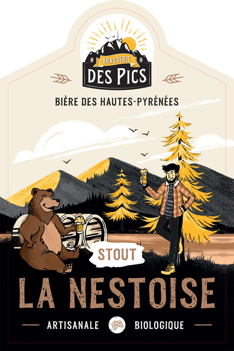 La Nestoise Stout - Brasserie des Pics