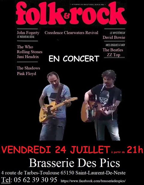 24 juillet concert avec FOLK & ROCK