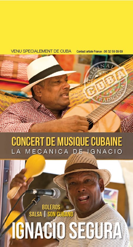 Soirée concert musique cubaine avec Ignacio Segura