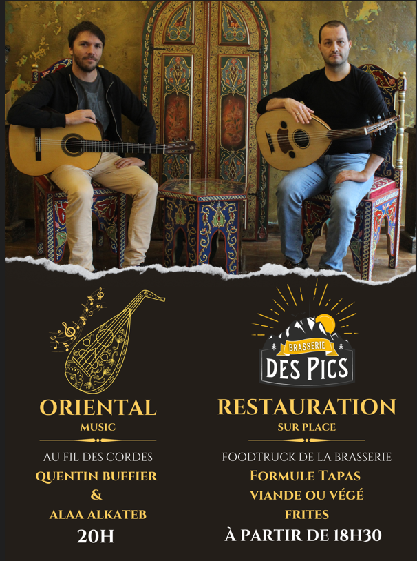 SOIRÉE DE RÉOUVERTURE VEN 31/05 : Concert musique orientale