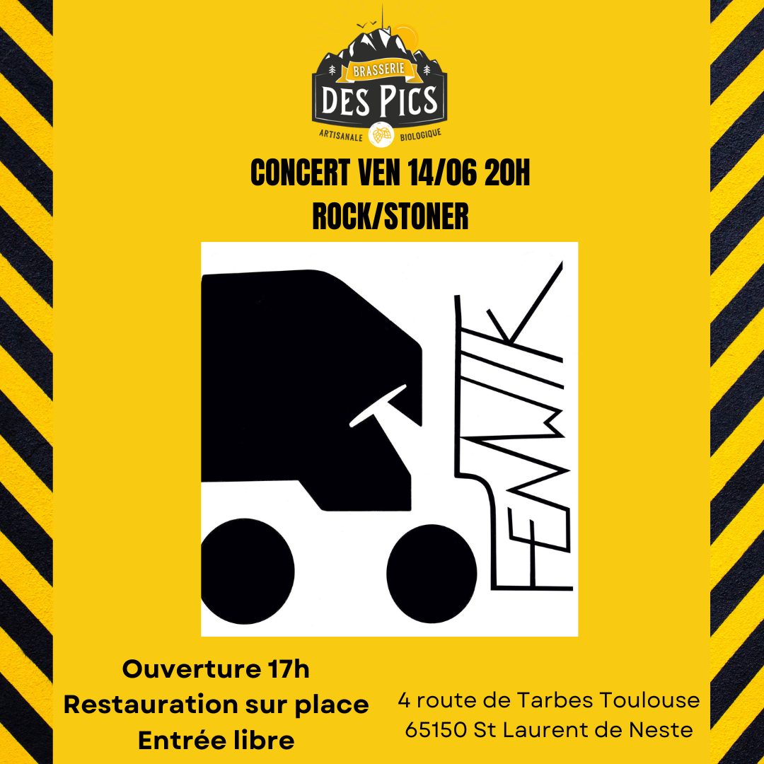 CONCERT VEN 14/06 : FENWIK // ROCK STONER