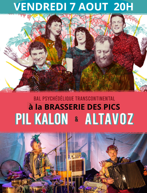 CONCERT VEN 7 août : PIL KALON & ALTAVOZ