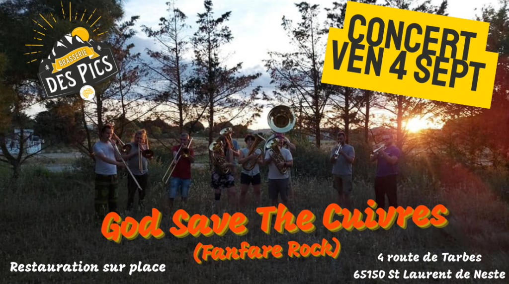 CONCERT : God Save The Cuivres (FANFARE ROCK)