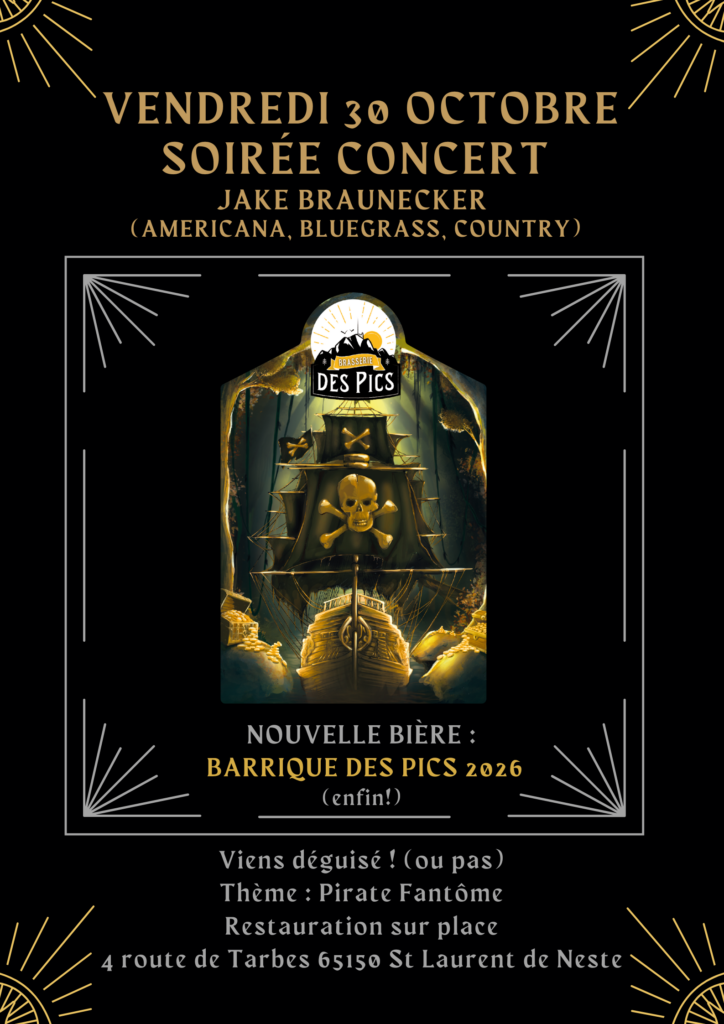 Affiche Halloween Moderne et Occulte Noir et Doré